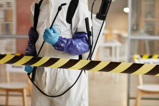 Professional Biohazard Cleanup technician working in Kernville, CA